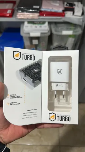Carregador Turbo Tipo-c Gshield 25W Branco