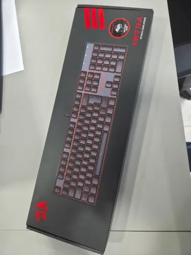 Teclado Mecânico Redragon Mitra Switch Marrom