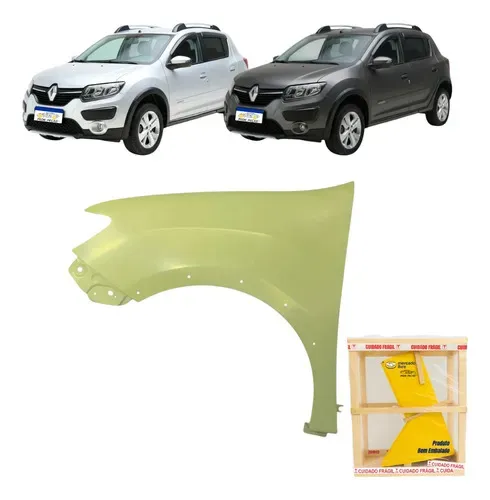 Paralama Sandero Stepway 2015 A 20 21 22 23 24 2025 Esquerdo