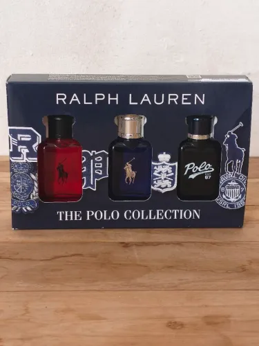 Perfumes Ralph Lauren Polo Collection (blue, red e 67)