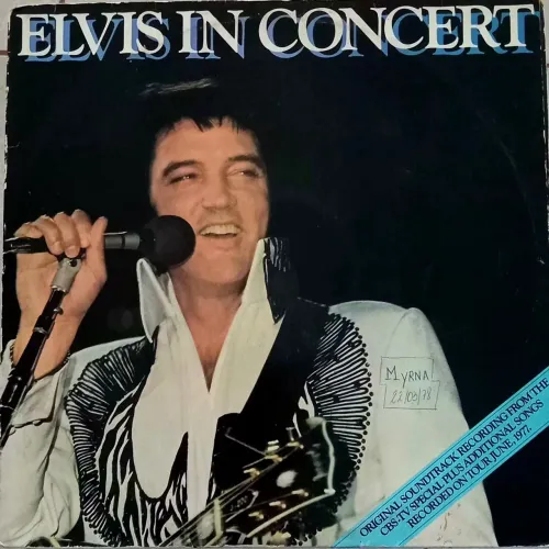 LP Elvis Presley In Concert ao Vivo