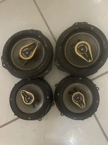 ? Kit 4 Alto-Falantes Bravox Quadriaxiais - Som Forte