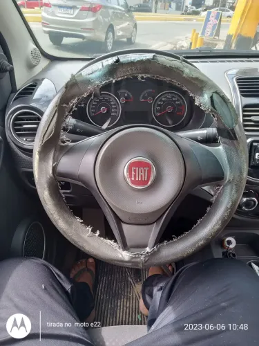 Revestimento De Volante Costurada