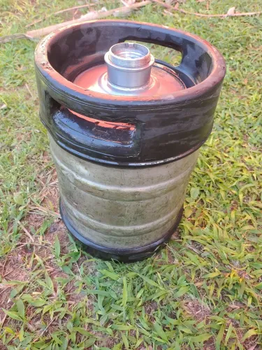 Barril inox 5 litros para chopp
