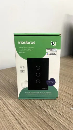 Interruptor Dimmer Touch Smart Wi-Fi Intelbras EWS 1101 ? novo na caixa