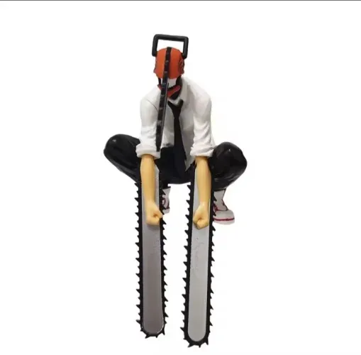 Boneco estatueta Homem-Motosserra Denji em Pvc