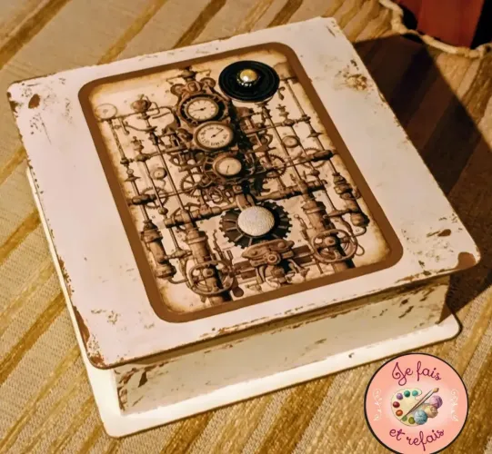 Caixinha Steampunk Porta Coisas