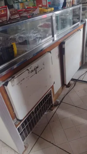 Balcão estufa fritadeira água e óleo 