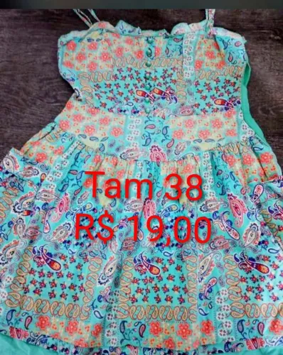 Vestido alcinha florido