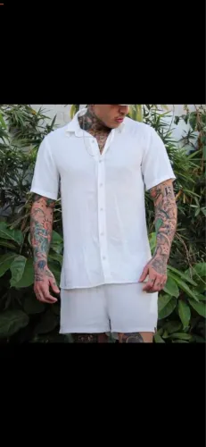 Conjunto Branco Social G pra vender hoje