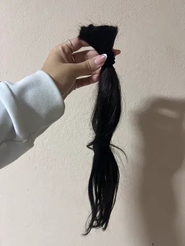 38 cm de cabelo liso virgem