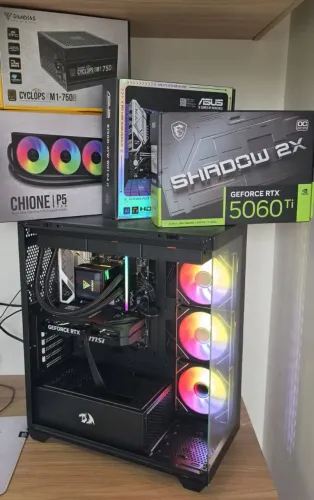 Pc gamer rtx 5060ti core i7 14 geração NOVO