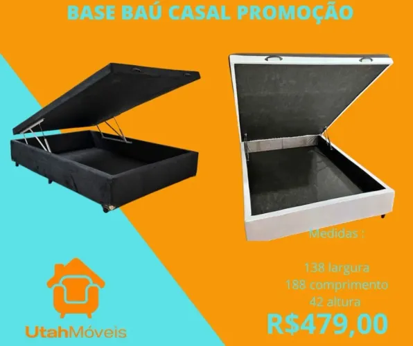 BASE BAÚ CASAL RECEBA HOJE MESMO PROMOÇÃO
