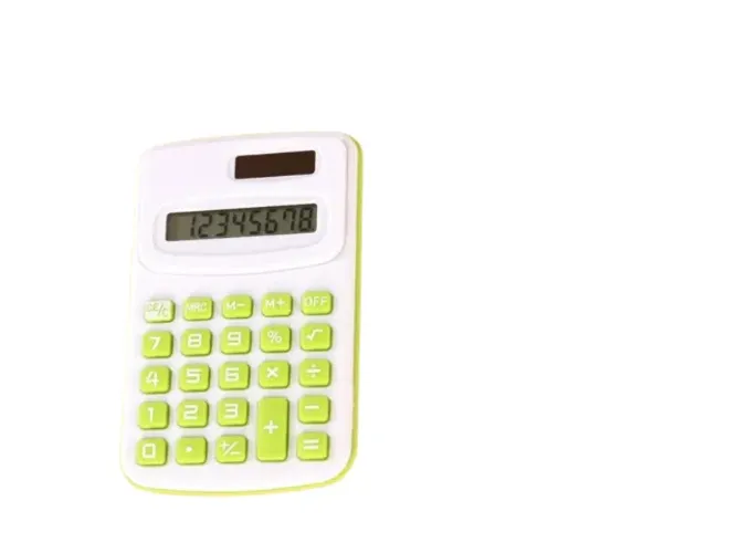 Calculadora de bolso portátil para faculdade, colégio, concurso, prova, trabalho