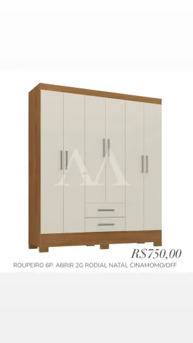 Guarda roupa 6 portas novo com entrega grátis 
