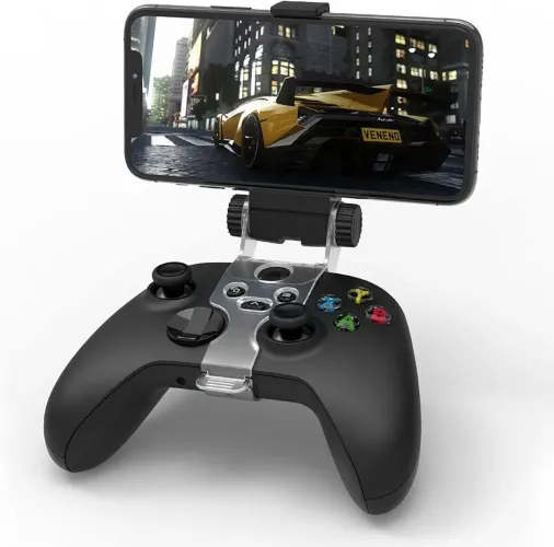 Suporte ajustável para controle de Xbox One e Series.