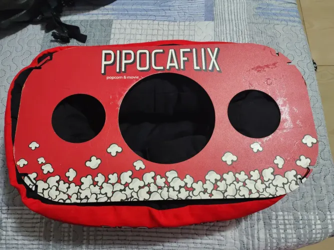 Porta pipoca e copo