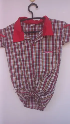 Camisa xadrez infantil