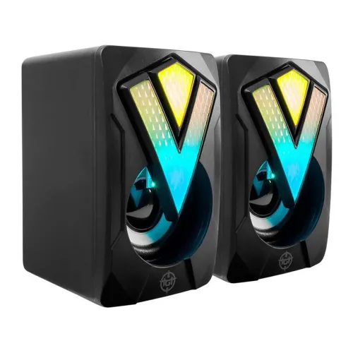 Caixa de Som TGT Spheris, Rainbow, 2x3W RMS, USB, Preto