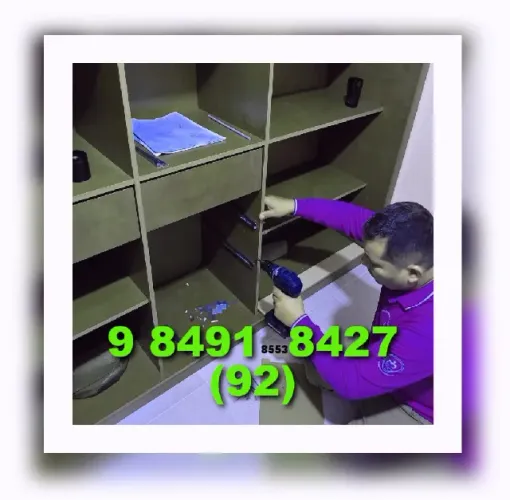 Montador de Móveis com disponibilidade imediata neste sábado hoje em Manaus e bairros vizi