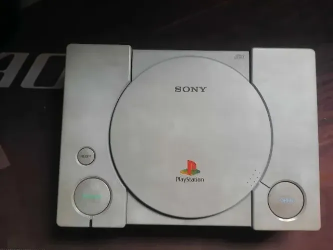 playstation 1 ps1 funciona fat sony desbloqueado com tekken 2, controle e cabos 