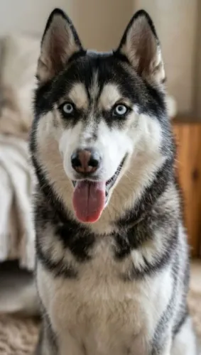 Husky seberiano fêmea adulta 1.000$