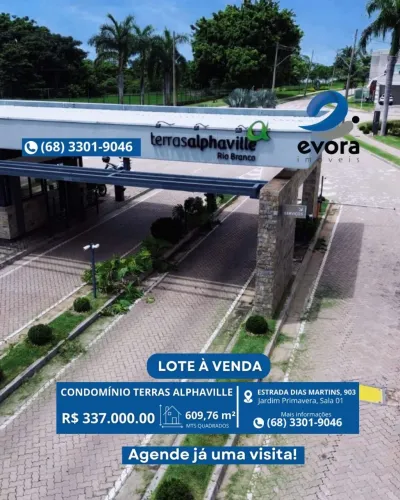 EVORA VENDE - LOTE ALPHAVILLE