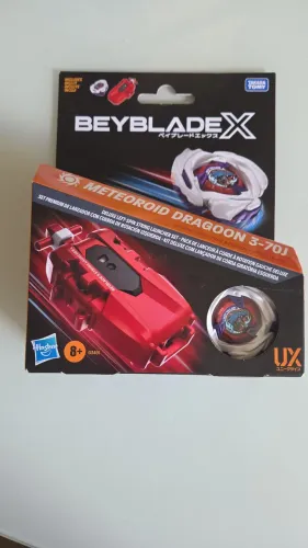 Meteor Dragoon 3-70J Hasbro Beyblade X com String Launcher Letícia lacrado e original