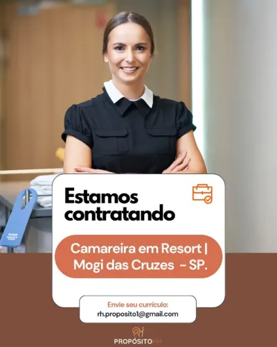 Camareira - Jundiapeba/SP