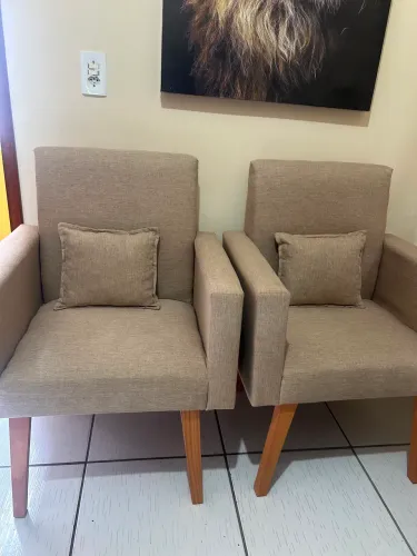 Poltronas no linho