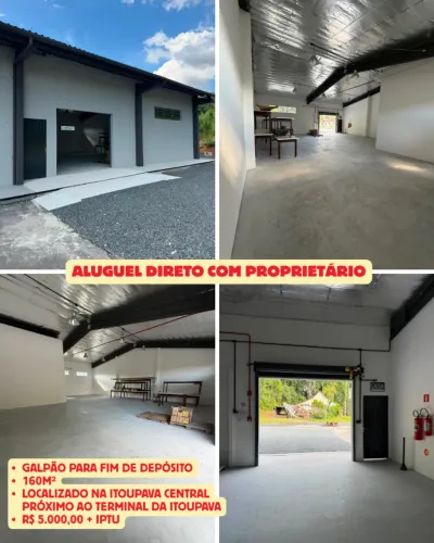 Galpão 160m² Itoupava Central