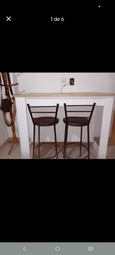 Vendo ilha com banquetas nunca usado