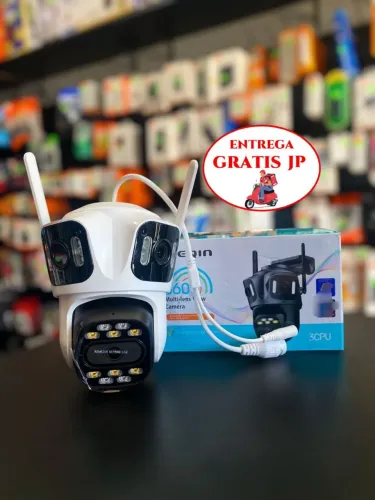 CÂMERA DE SEGURANÇA WIFI 360 3 EM 1 A PROVA D?ÁGUA 