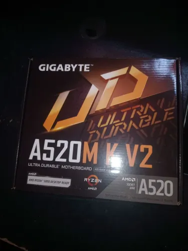 Placa Mãe A520M K V2 AM4 NOVA