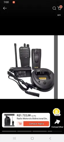 Rádios de comunicação Motorola 
