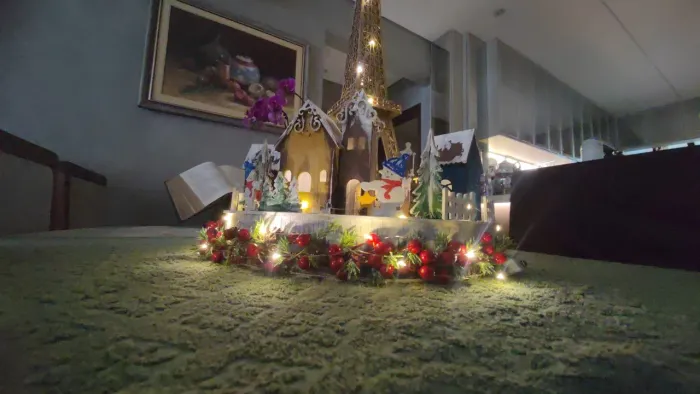 Arranjo com Torre - Tema Natal