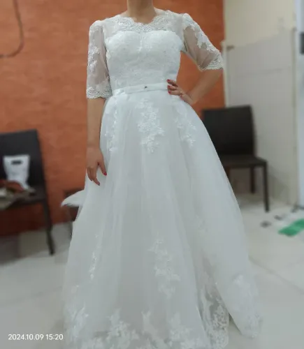 Vestido de noiva princesa + anágua de brinde
