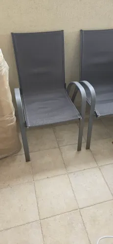 2 Cadeira área externa cinza