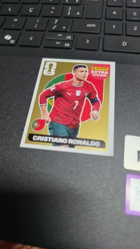 FIGURINHA COPA 2026 CRISTIANO RONALDO GOLD(ORIGINAL)