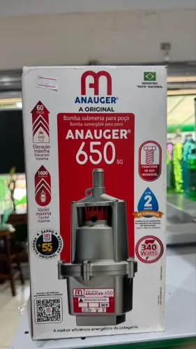Anauger 650 Bomba Submersa para poço