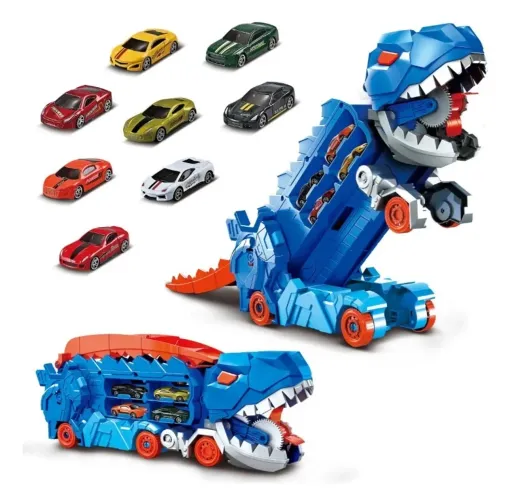 DINOSSAURO ENGOLE CARRINHOS
