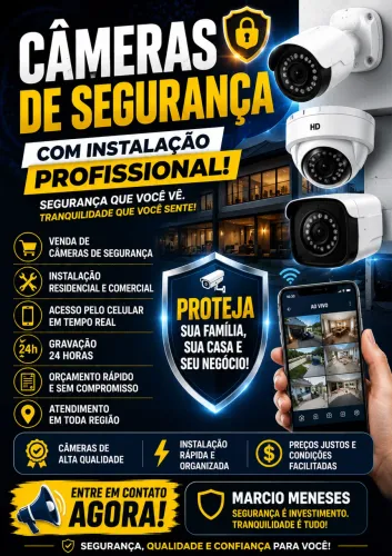 Câmera de Segurança - Venda e Instalação 