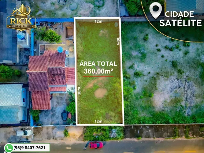 Terreno no satélite