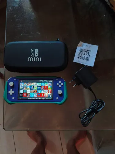 ? NINTENDO SWITCH LITE DESBLOQUEADO 64GB + ACESSÓRIOS ? MENOS DE UM MÊS DE USO