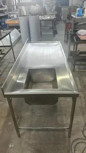 Pia Inox 1,10m Cuba 50x40 Restaurante Comercial