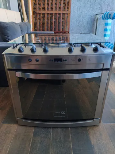 Fogão de embutir BRASTEMP ative 6 sense
