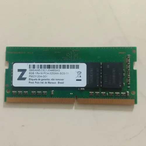 Memória Notebook DDR4 8GB 3200mhz