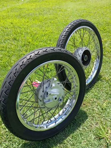 Rodagem de moto Levorin (80/100/14)(60/100/17)