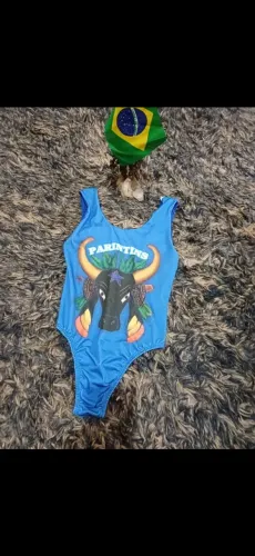 Body maiô lycra cultura popular amazônica tamanho m