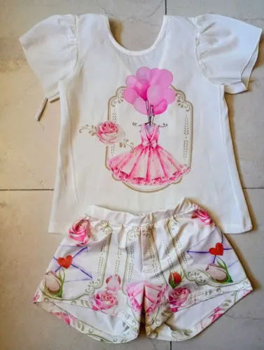 Conjunto infantil menina 6 anos